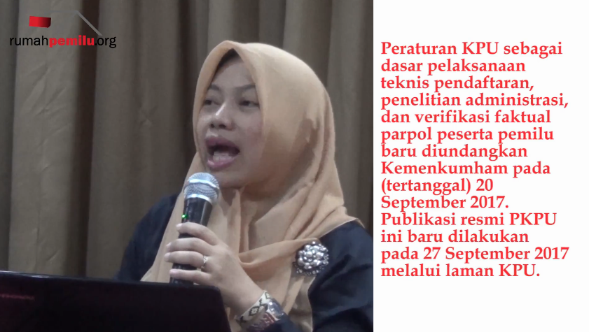 Read more about the article Evaluasi Pendaftaran Partai Politk Peserta Pemilu