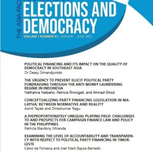 The Asia-Pacific Journal of Election and Democracy Volume I Number 01