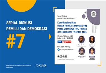Read more about the article Konstitusionalitas Desain Pemilu Serentak 2024 Pasca Ditariknya RUU Pemilu