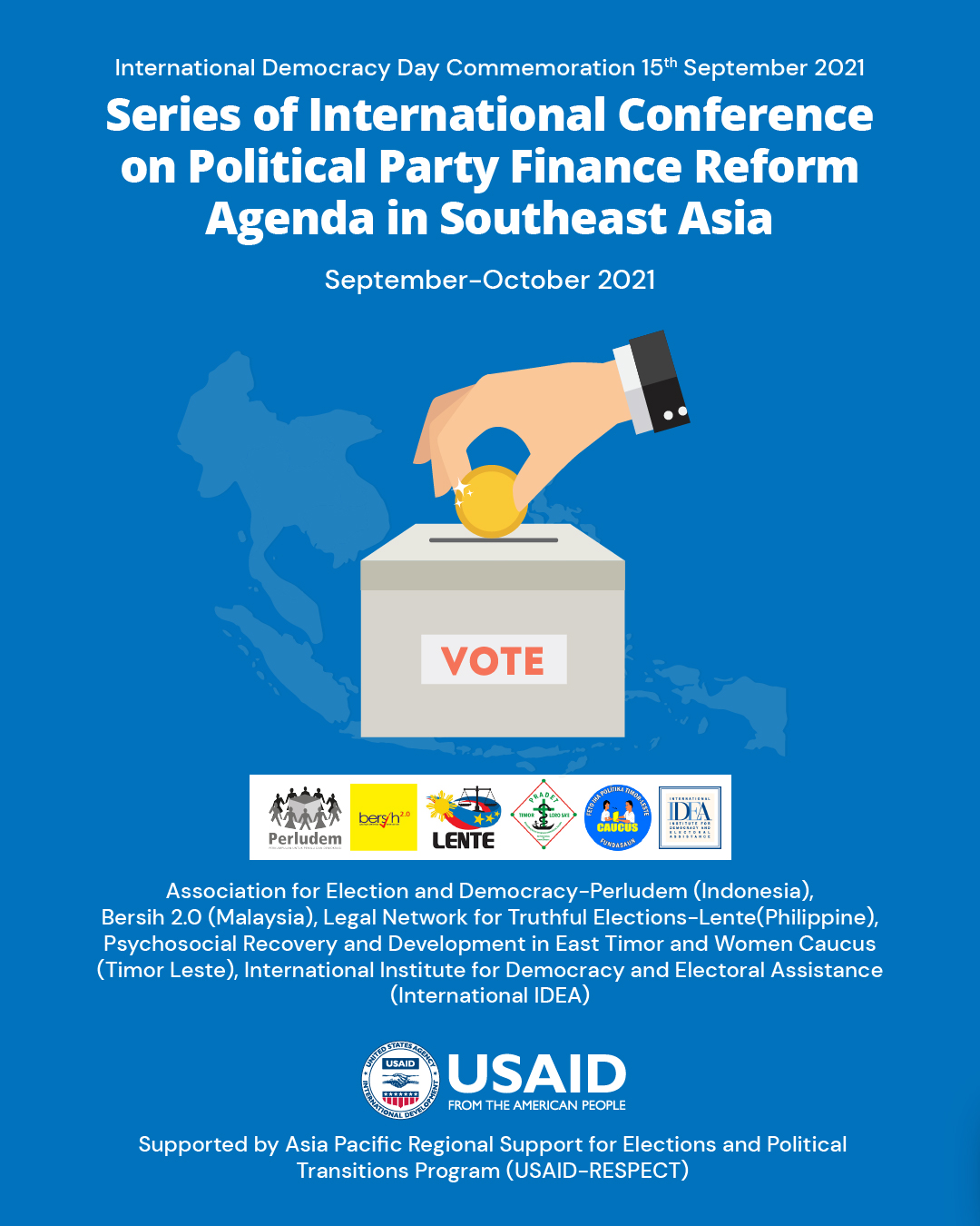Read more about the article Series of International Conference on Political Party Finance Reform Agenda in South-East Asia